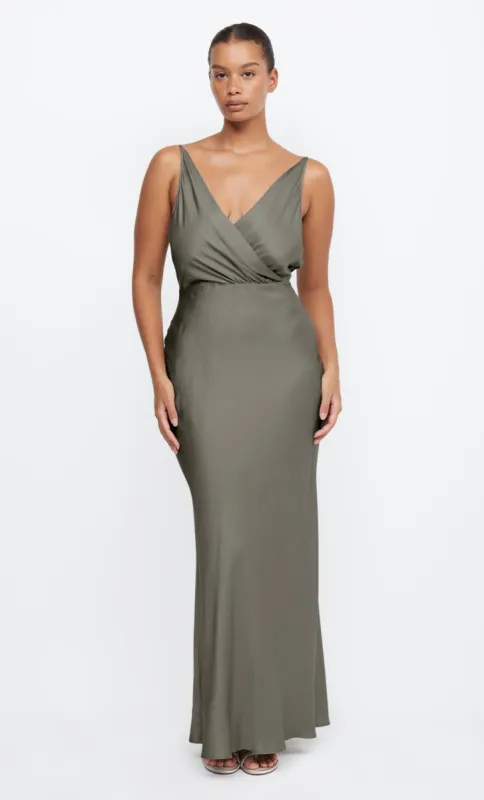 ADORE V MAXI DRESS - DARK WILLOW sold by bec + bridge