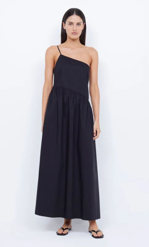 LENNOX ONE SHOULDER MAXI - BLACK sold by bec + bridge