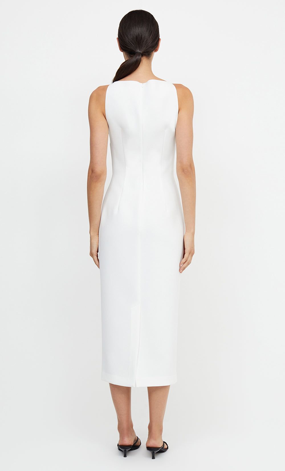 GRACE BOATNECK MIDI DRESS - IVORY sold by bec + bridge product image thumbnail 2