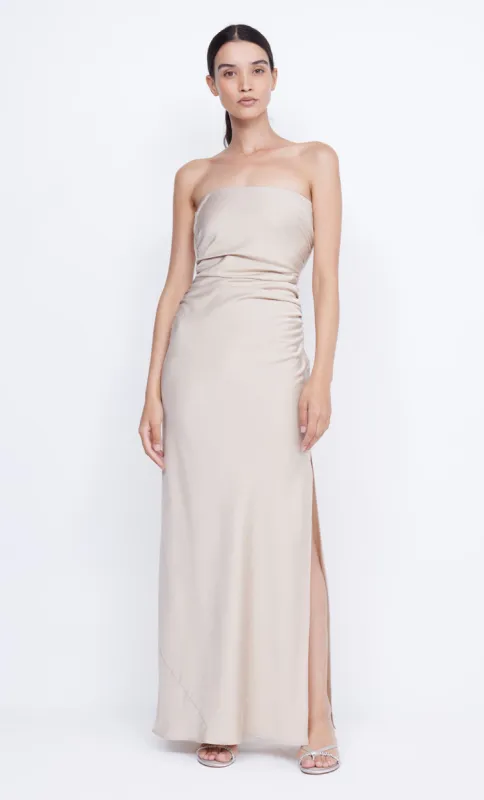 ETERNITY STRAPLESS MAXI DRESS - SAND sold by bec + bridge