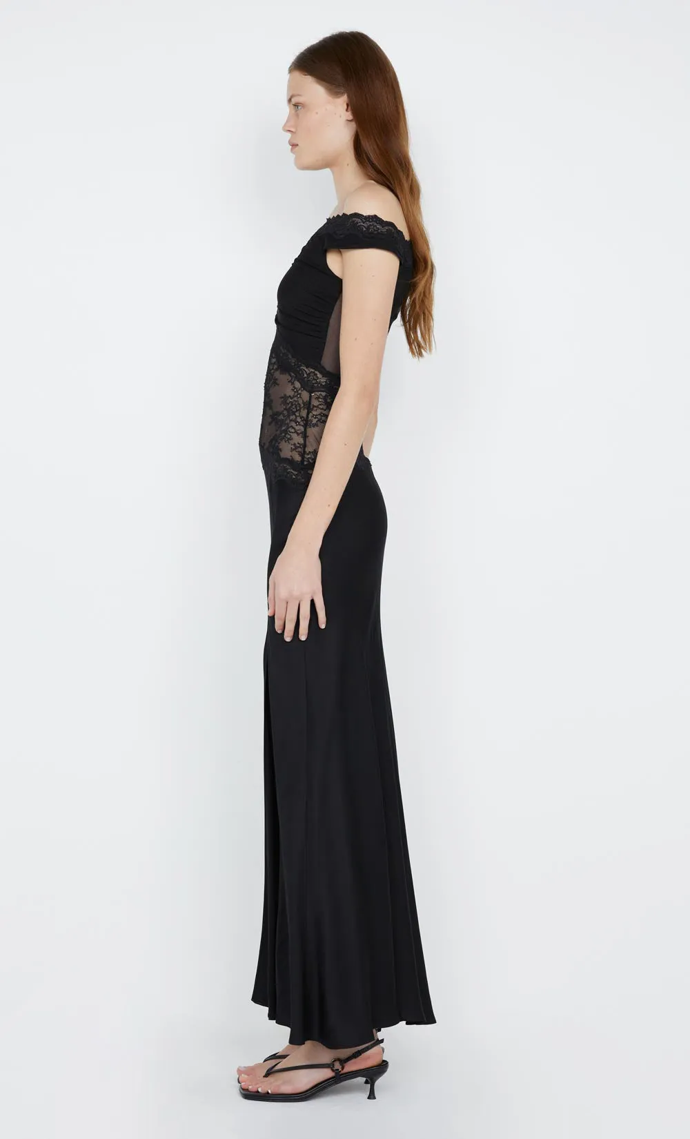 SASHAY MAXI DRESS - BLACK sold by bec + bridge product image thumbnail 4