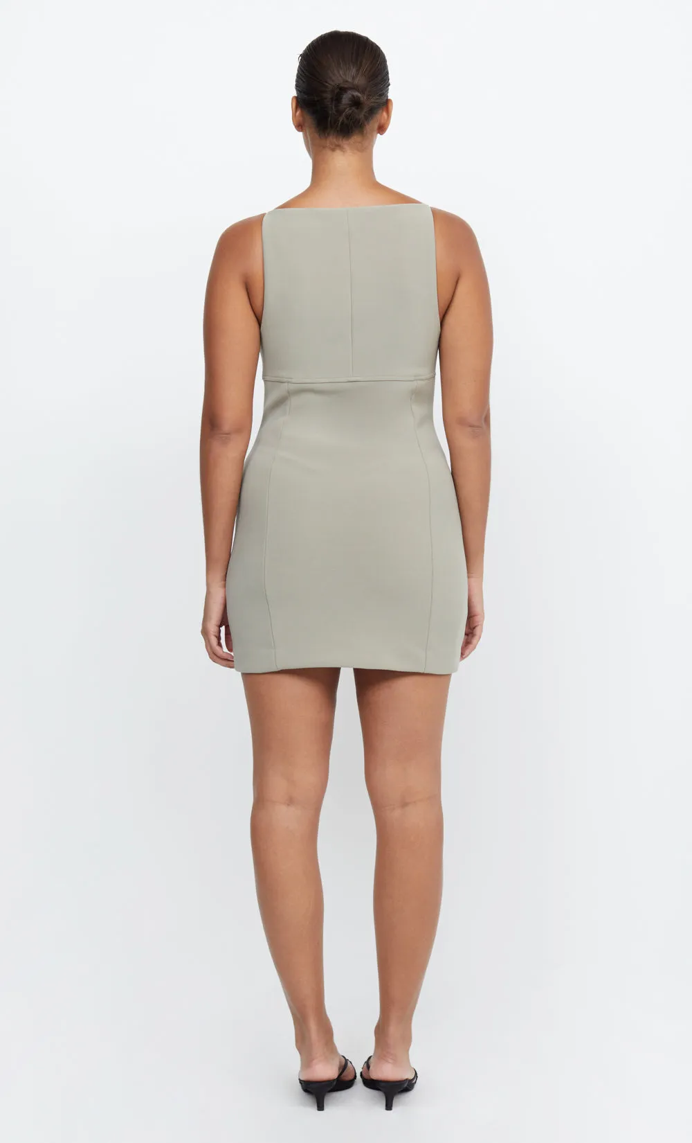 MARISOL MINI DRESS - SILVER SAGE sold by bec + bridge product image thumbnail 3