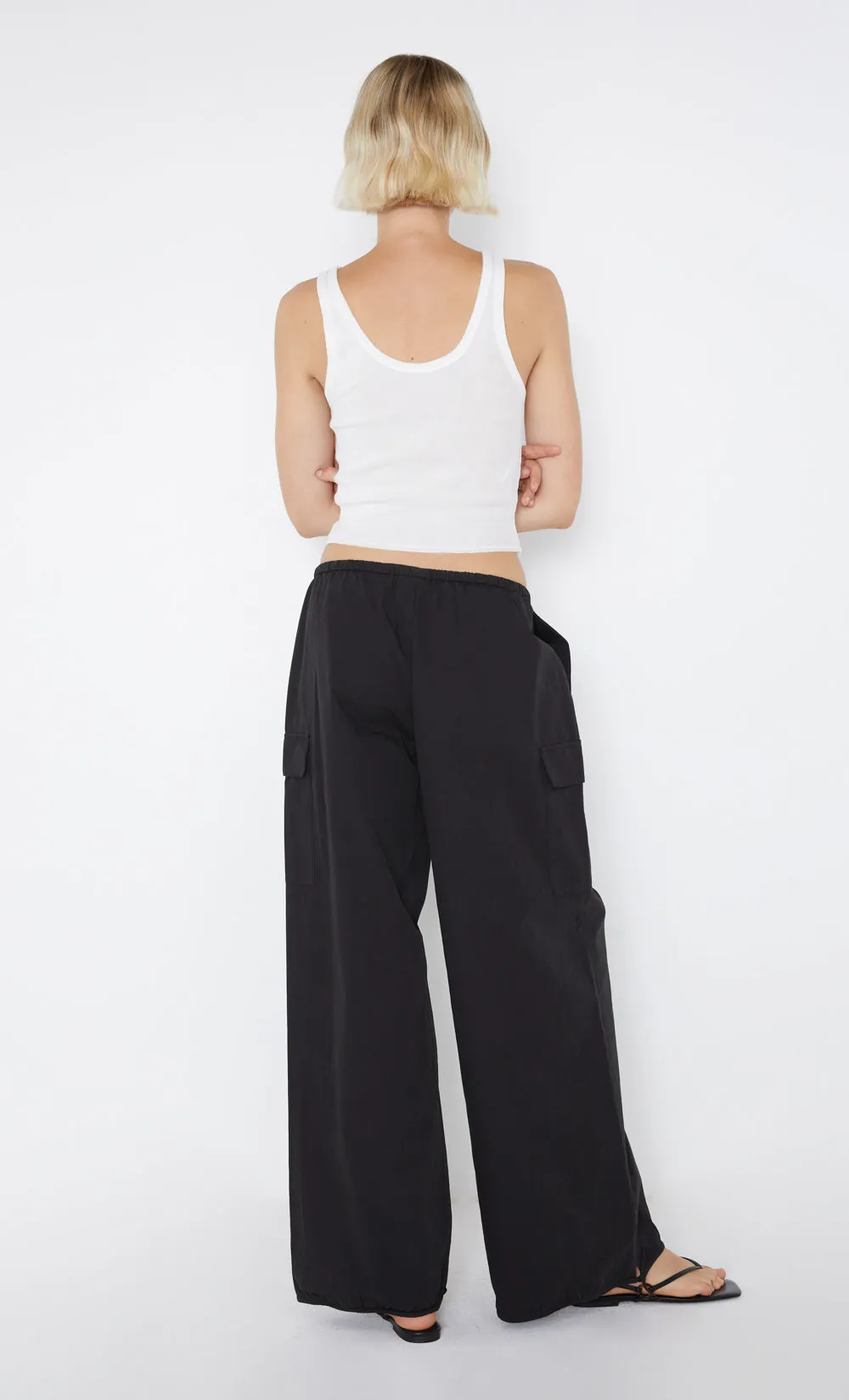 AIMEE CARGO PANT - BLACK sold by bec + bridge product image thumbnail 4