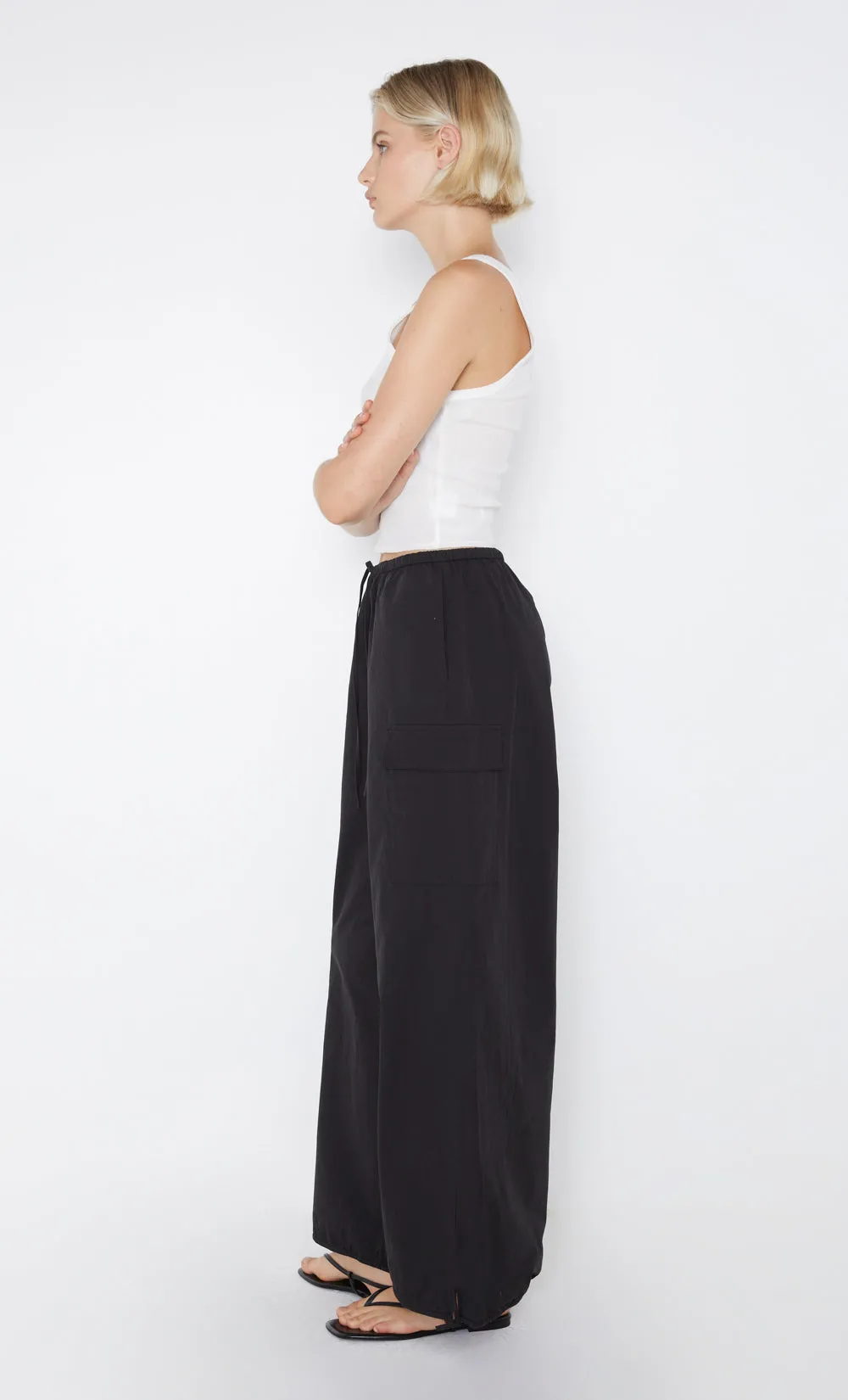 AIMEE CARGO PANT - BLACK sold by bec + bridge product image thumbnail 3