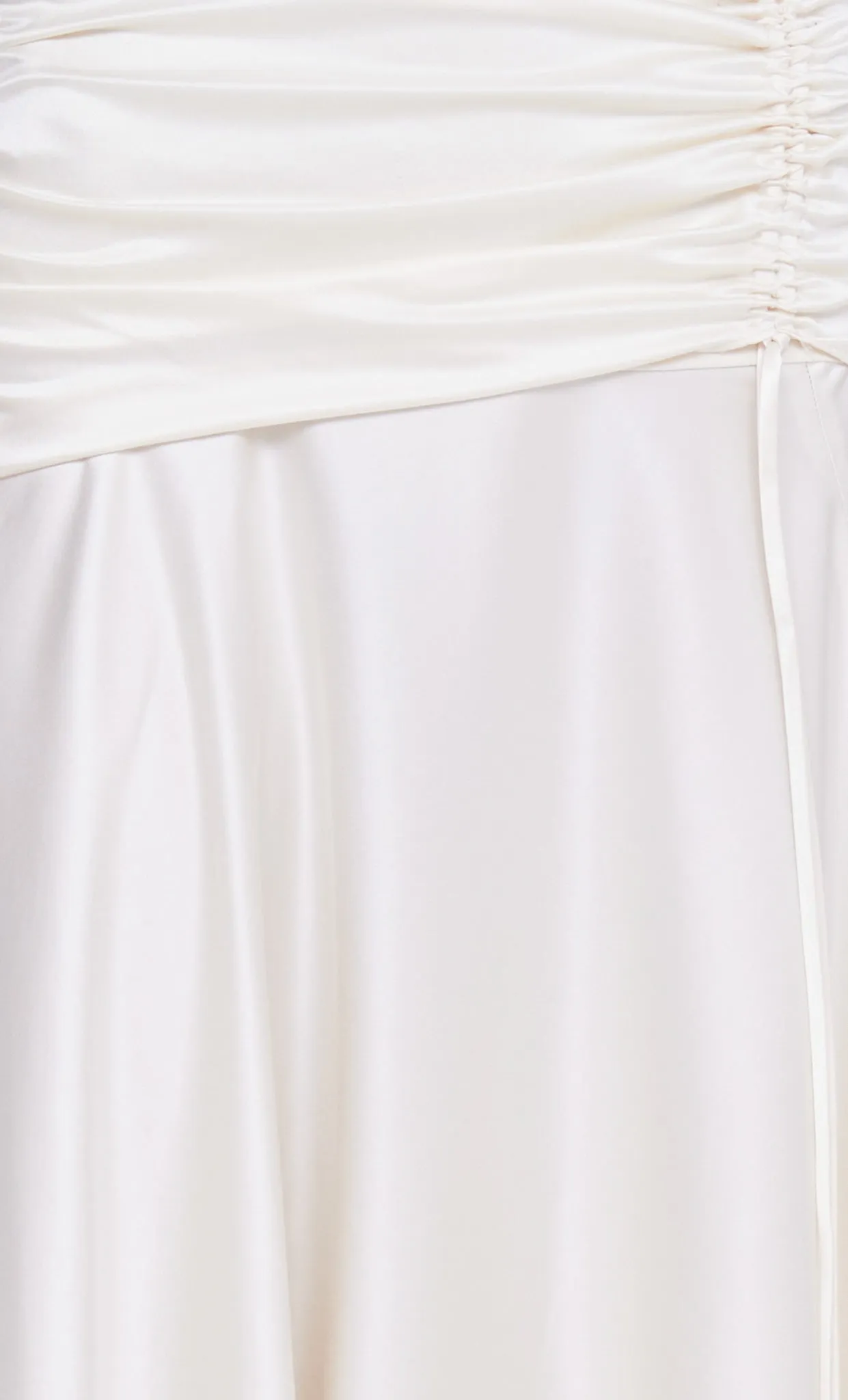 CHANTILLY SILK RUCHED SKIRT - IVORY sold by bec + bridge product image thumbnail 5