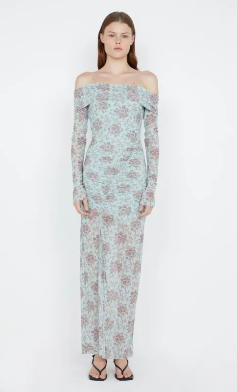 TWIGGY LONG SLEEVE GATHERED DRESS - JUNIPER FLORAL sold by bec + bridge