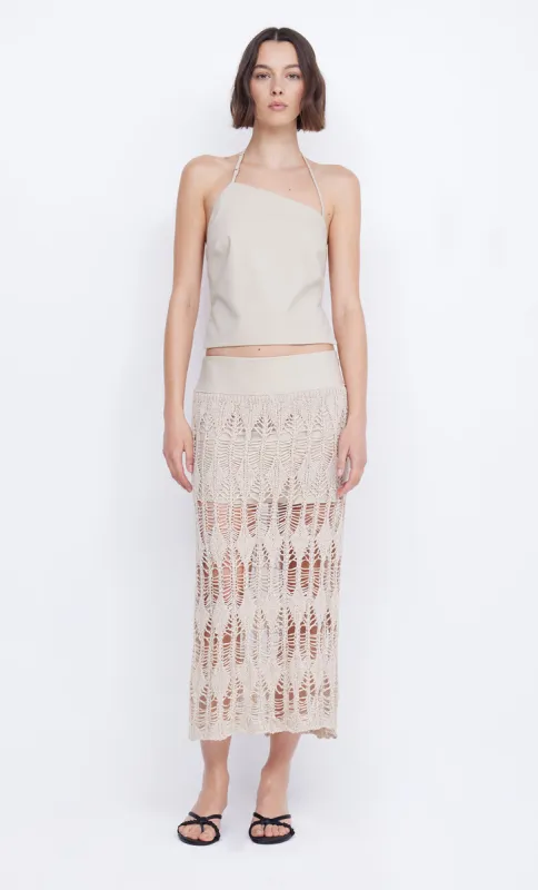 LYRA ASYMMETRIC TOP - BONE sold by bec + bridge