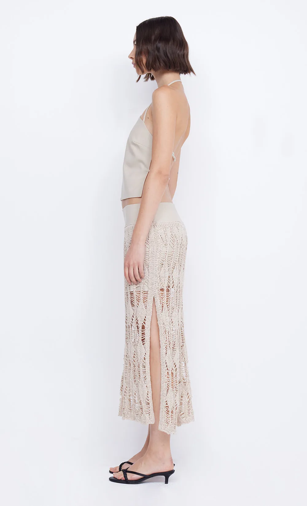 LYRA ASYMMETRIC TOP - BONE sold by bec + bridge product image thumbnail 4