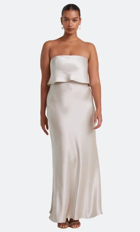 THE DREAMER OVERLAY DRESS  - SAND sold by bec + bridge