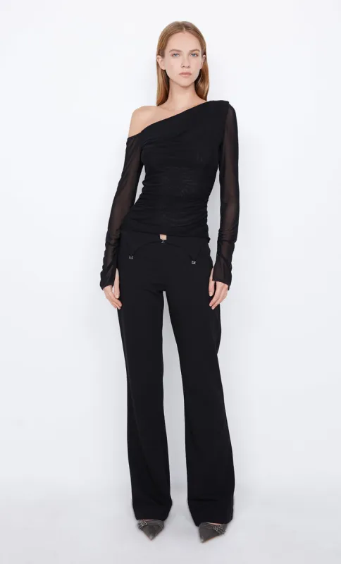 LIV LONG SLEEVE TOP - BLACK sold by bec + bridge