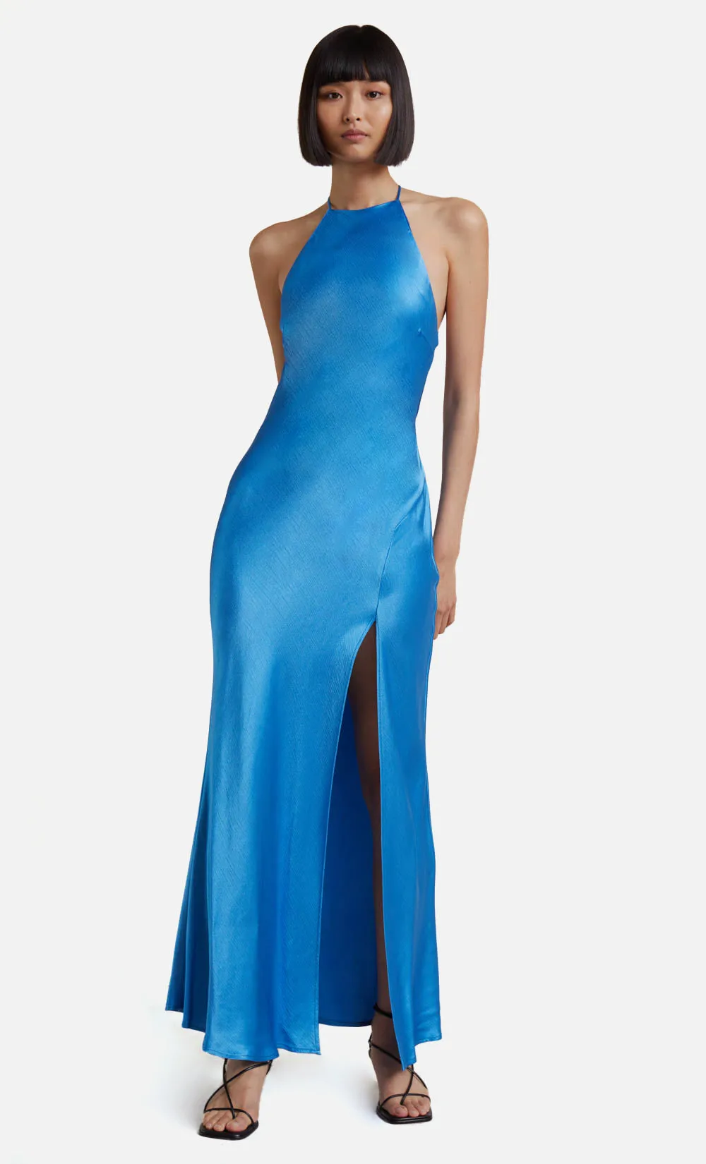LOREN HALTER MIDI DRESS - MID BLUE sold by bec + bridge