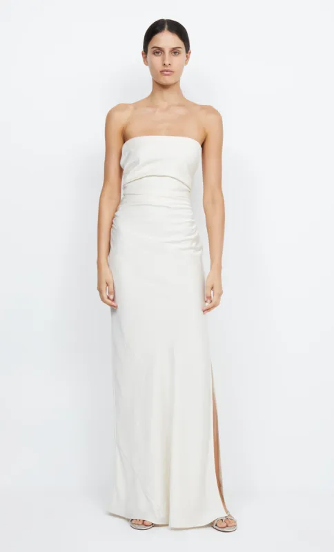 ETERNITY STRAPLESS MAXI DRESS - CREAM sold by bec + bridge