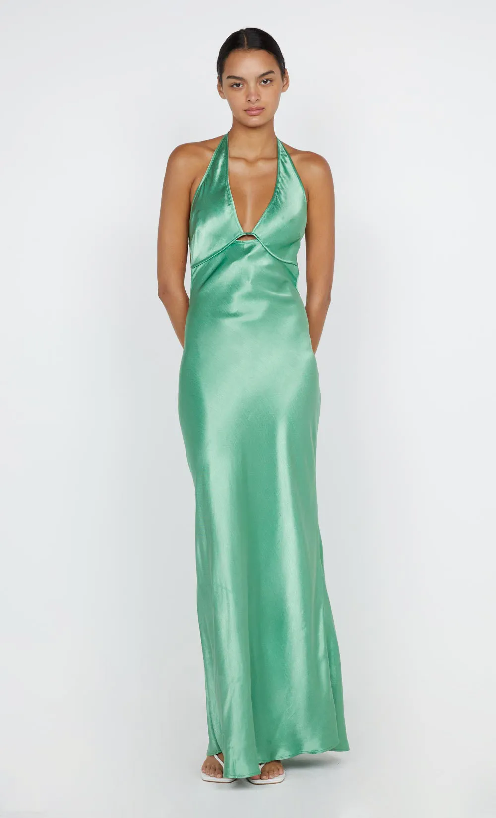 ZARIAH HALTER DRESS - GREEN APPLE sold by bec + bridge product image thumbnail 5