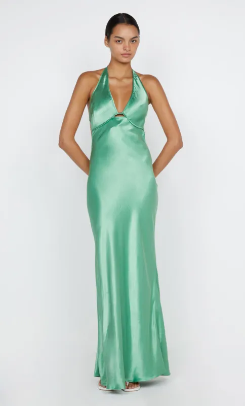 ZARIAH HALTER DRESS - GREEN APPLE sold by bec + bridge