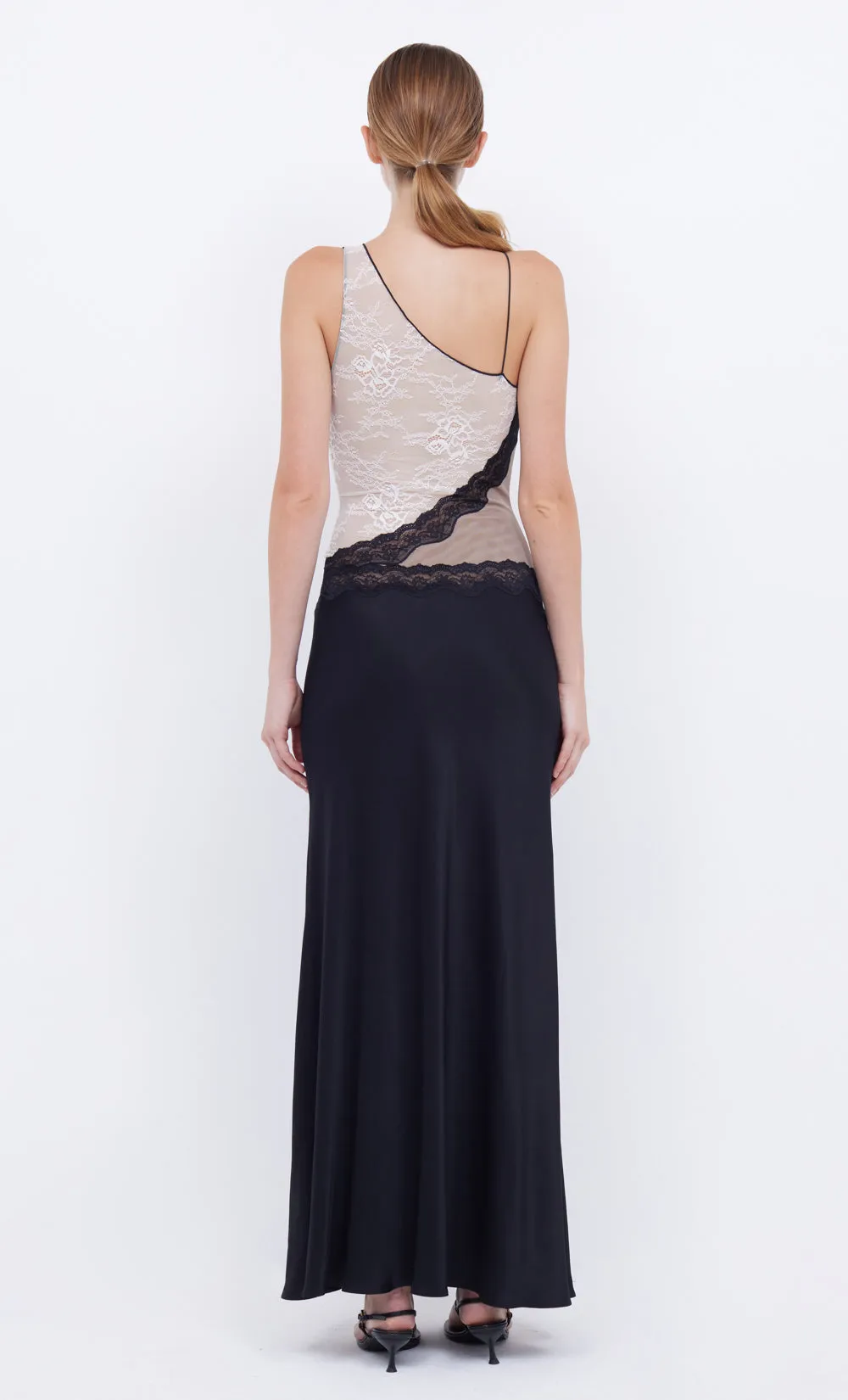 ABRIELLE LACE MAXI DRESS - BLACK/TAUPEE/IVORY sold by bec + bridge product image thumbnail 2