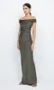 ETERNITY OFF SHOULDER MAXI - DARK WILLOW sold by bec + bridge