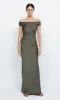 ETERNITY OFF SHOULDER MAXI - DARK WILLOW sold by bec + bridge
