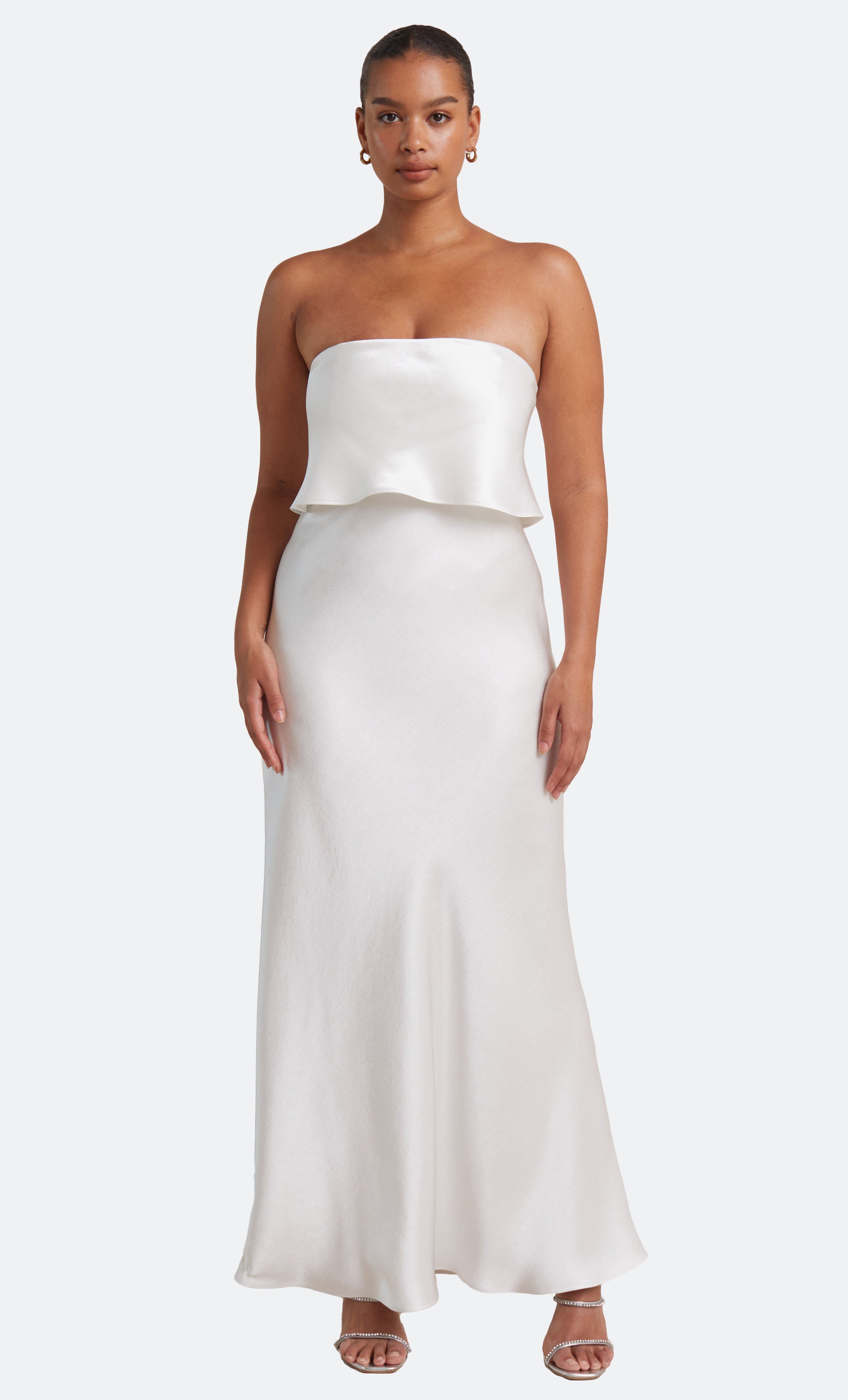 THE DREAMER OVERLAY DRESS - IVORY sold by bec + bridge