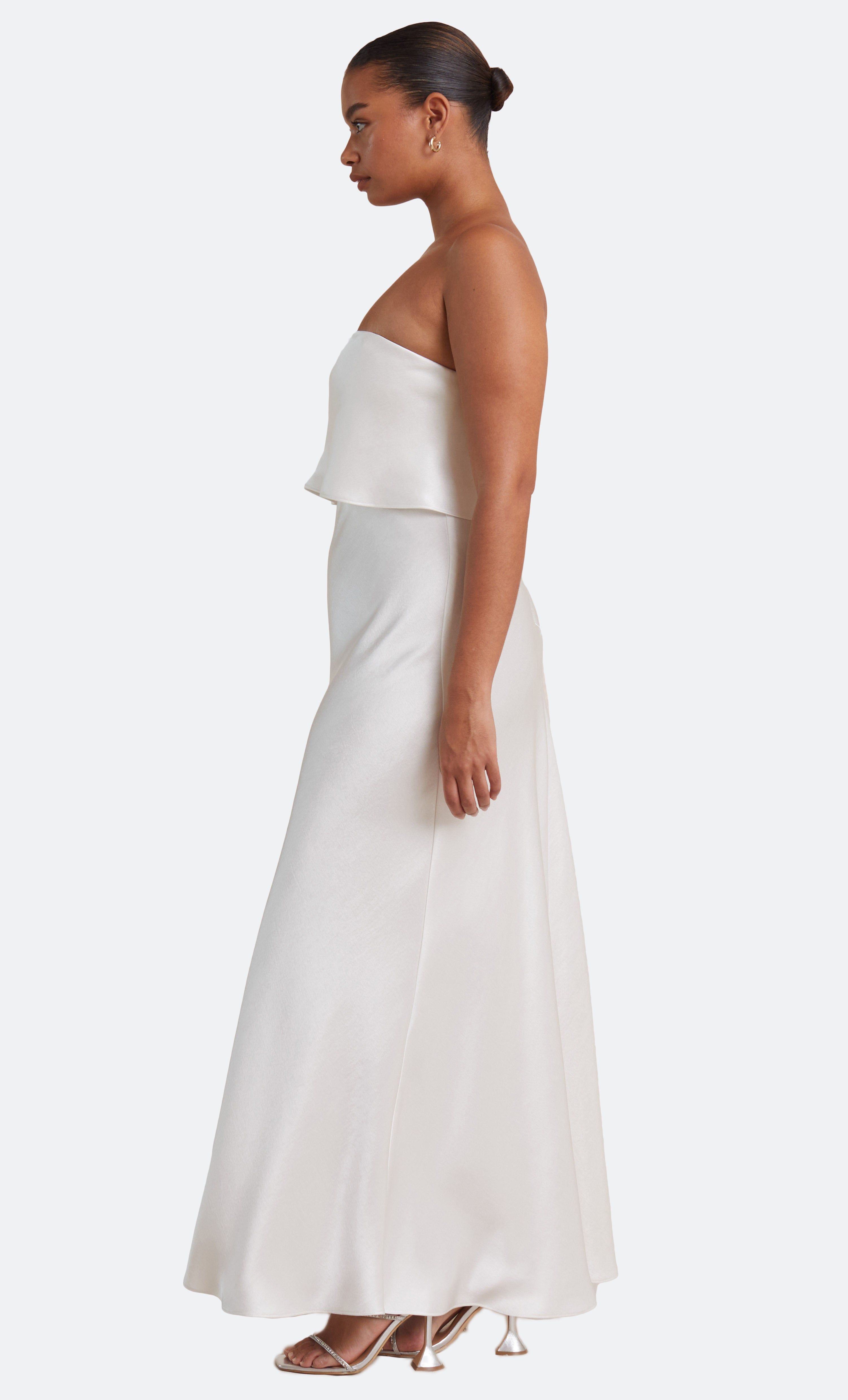 THE DREAMER OVERLAY DRESS - IVORY sold by bec + bridge product image thumbnail 4