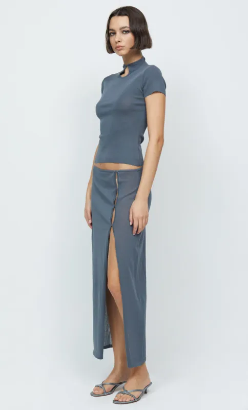 SORRENTO KNIT MAXI SKIRT - CHARCOAL sold by bec + bridge