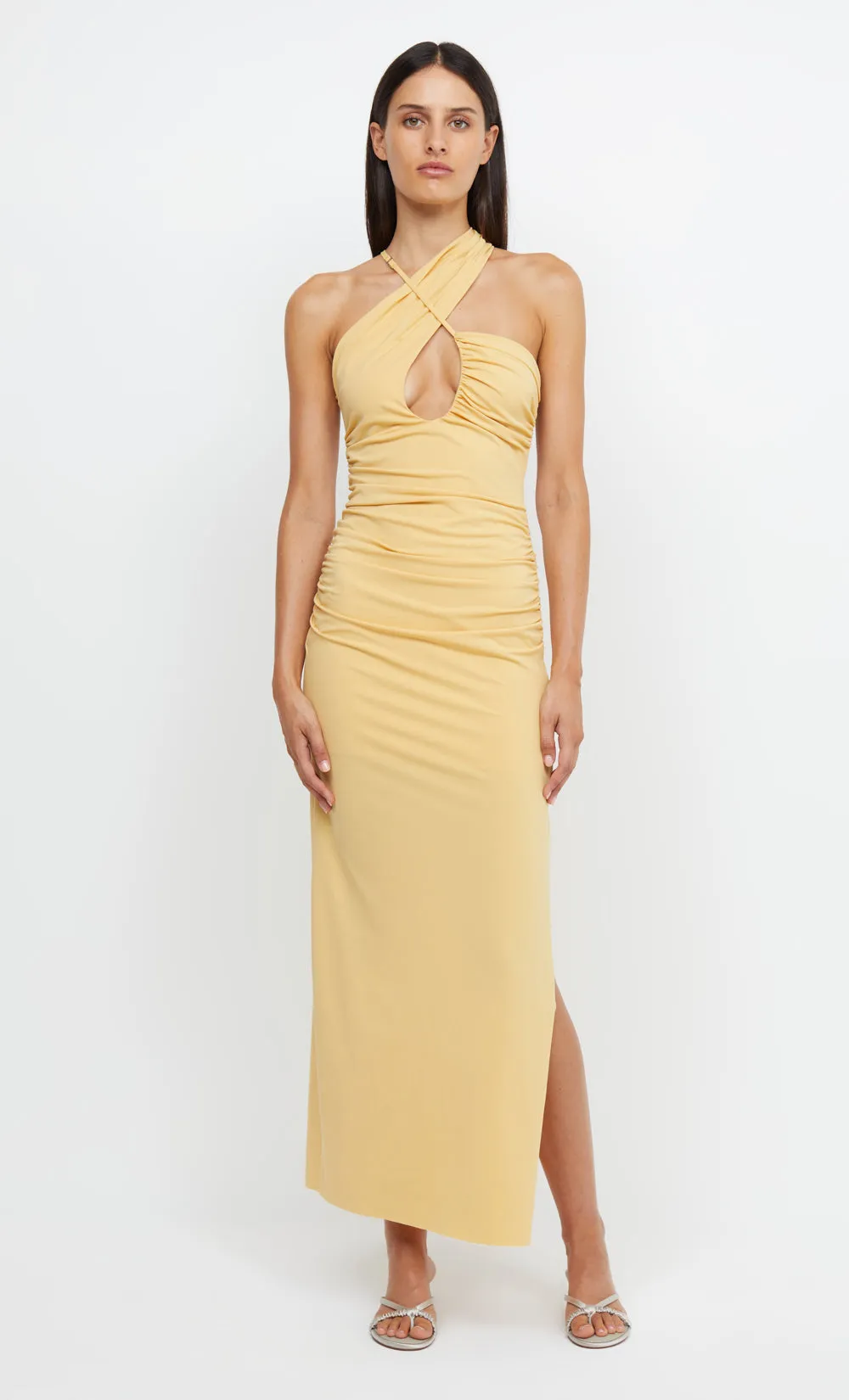 MONTANA CROSS OVER DRESS - STRAW sold by bec + bridge