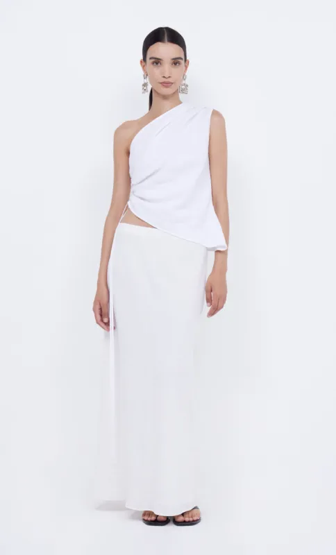 LARA ASYM TOP - IVORY sold by bec + bridge