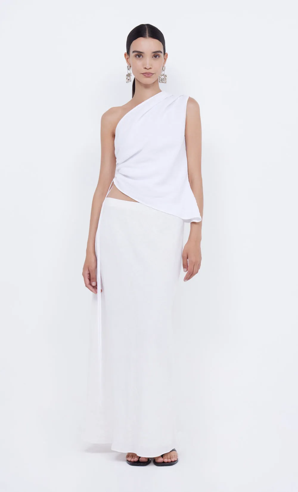 LARA ASYM TOP - IVORY sold by bec + bridge