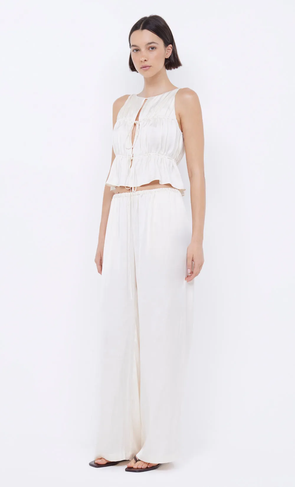 DELPHI PANT - IVORY sold by bec + bridge