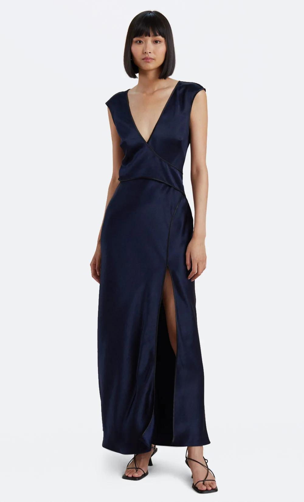 KIMBERLY V MAXI DRESS - INK sold by bec + bridge