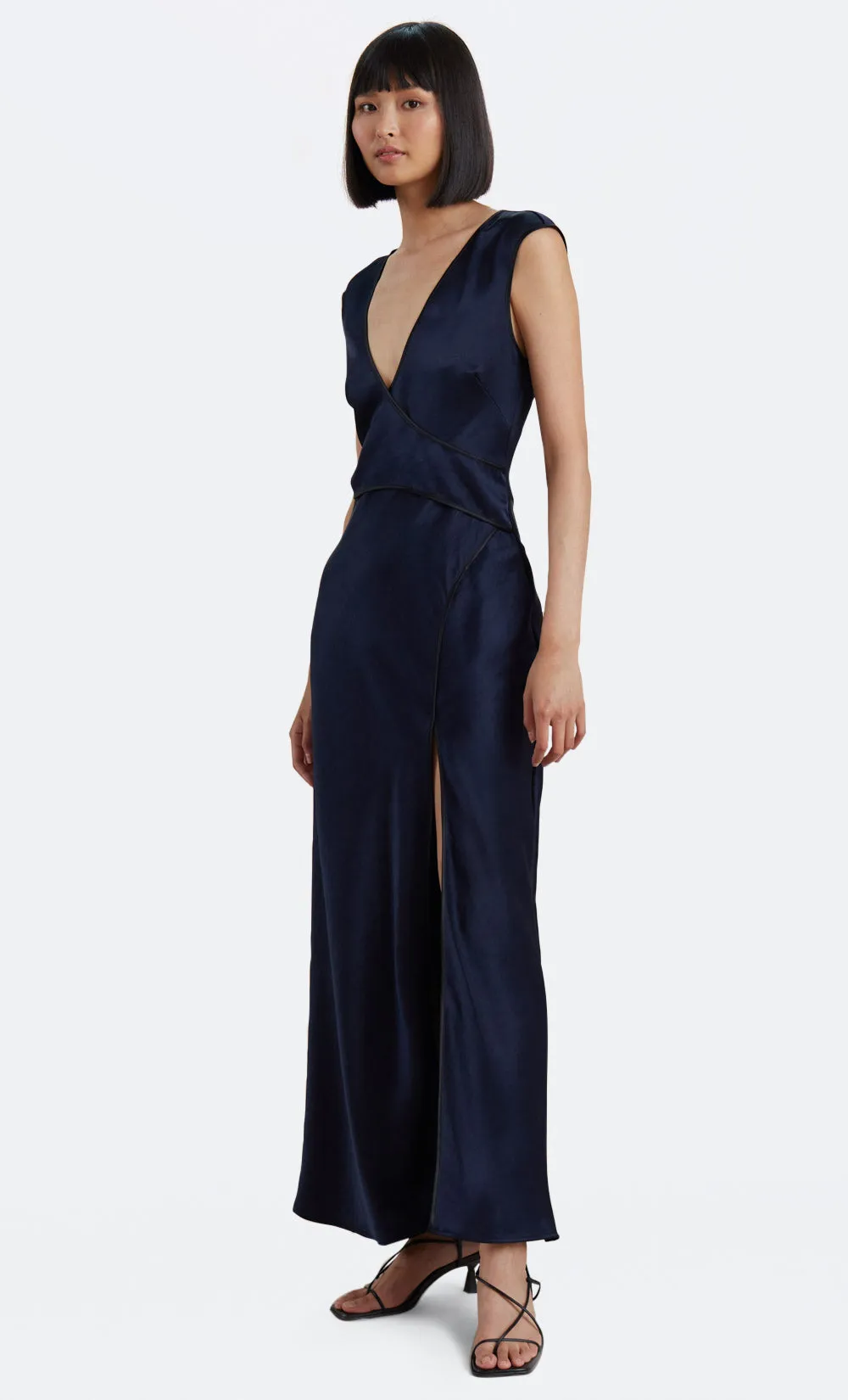 KIMBERLY V MAXI DRESS - INK sold by bec + bridge product image thumbnail 3