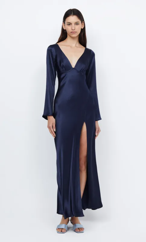 REN LONG SLEEVE MAXI DRESS - INK sold by bec + bridge