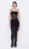LIV ASYM DRESS  - BLACK sold by bec + bridge