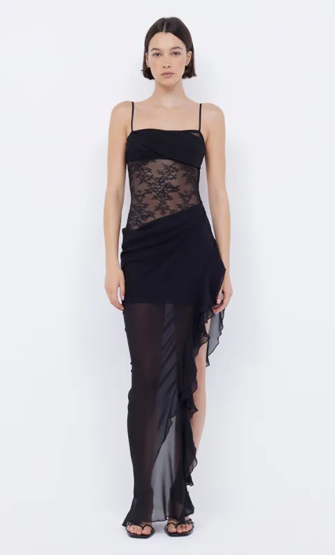 LIV ASYM DRESS  - BLACK sold by bec + bridge