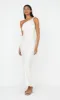 LUNETTA ASYM DRESS - CREAM sold by bec + bridge