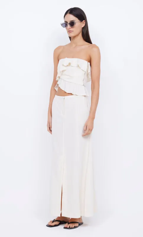 COASTLINER MAXI SKIRT - CREAM sold by bec + bridge