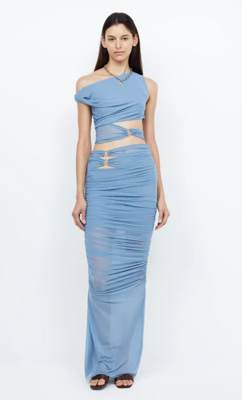 WHORL ASYM TOP - MERIDIAN BLUE sold by bec + bridge