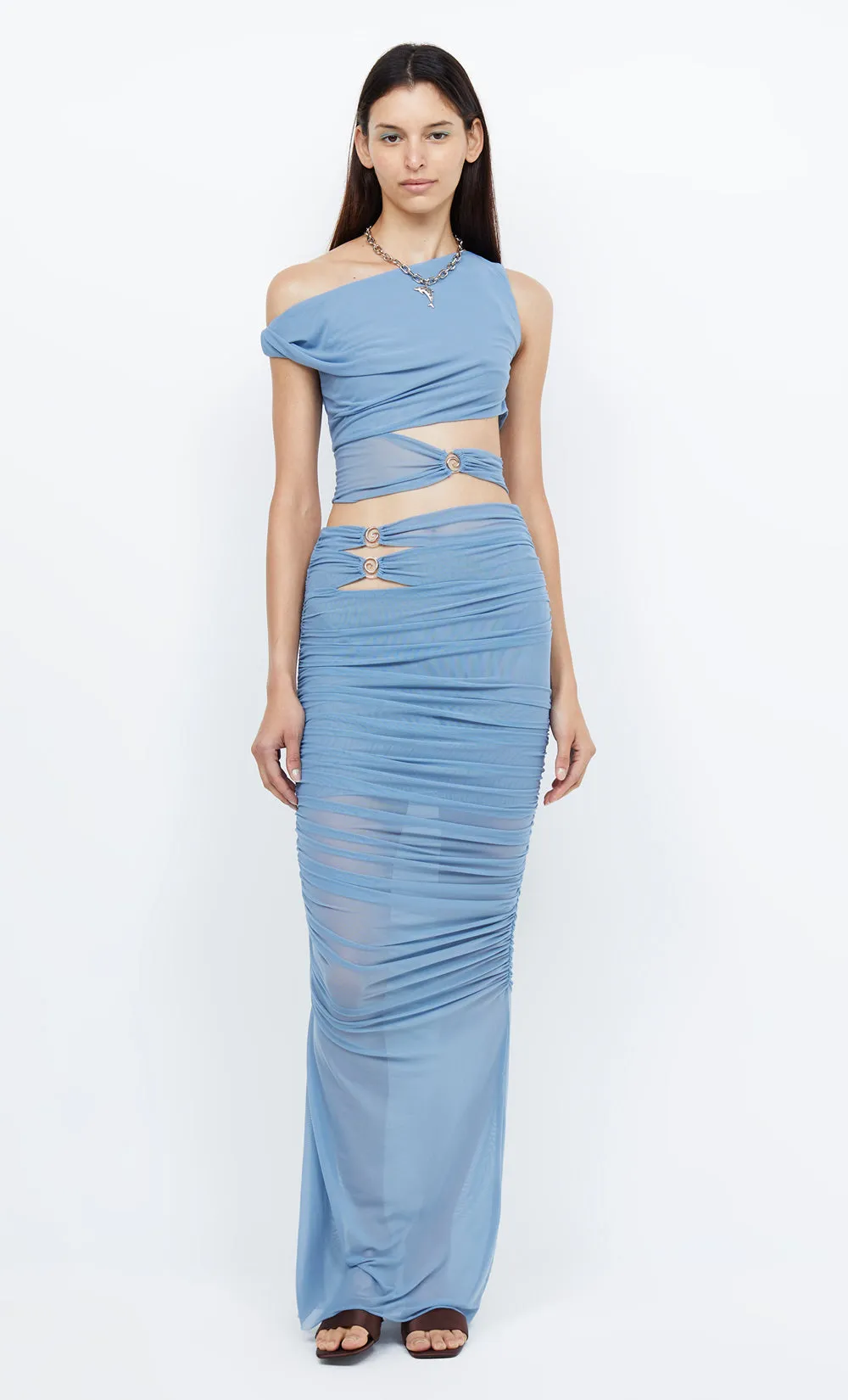 WHORL ASYM TOP - MERIDIAN BLUE sold by bec + bridge