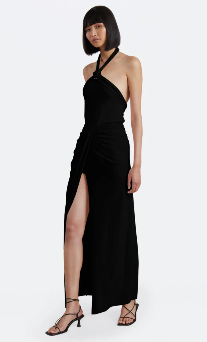 RIRI MAXI SKIRT - BLACK | Parallel 