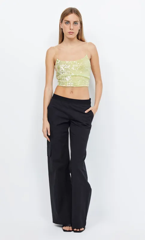 VENUS SEQUIN TANK - CITRUS sold by bec + bridge