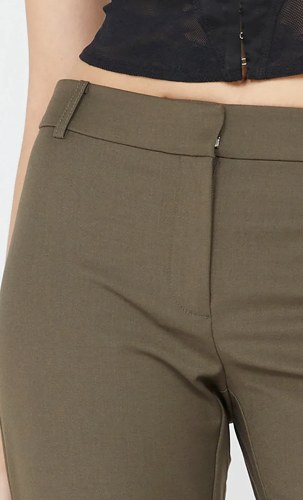 TERI BOOTLEG PANT - OLIVE sold by bec + bridge product image thumbnail 5