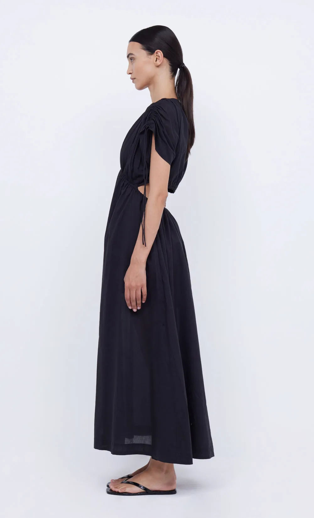 CAPRI V MAXI DRESS - BLACK sold by bec + bridge product image thumbnail 4