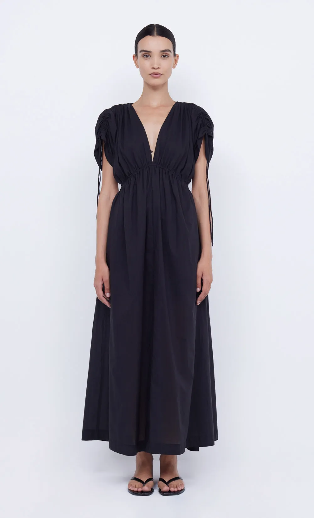 CAPRI V MAXI DRESS - BLACK sold by bec + bridge