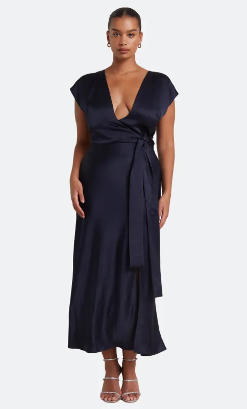 THE DREAMER WRAP DRESS - INK sold by bec + bridge