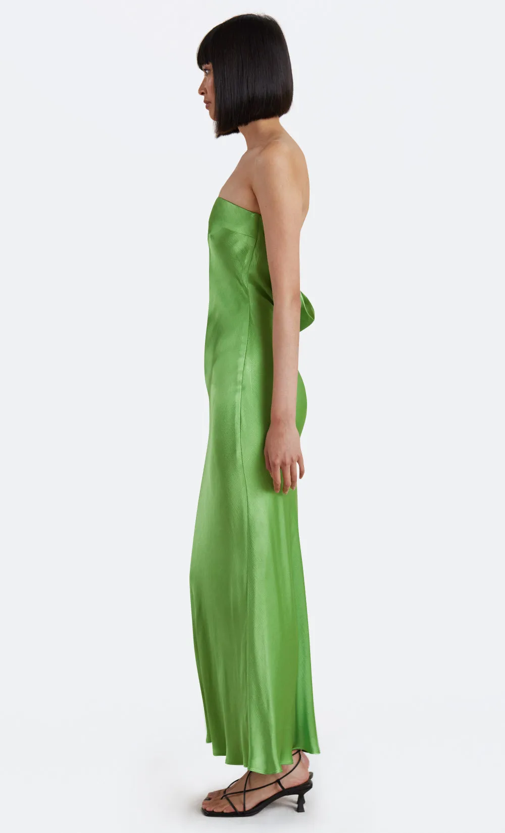 MOON DANCE STRAPLESS DRESS - SWEET PEA GREEN sold by bec + bridge product image thumbnail 4