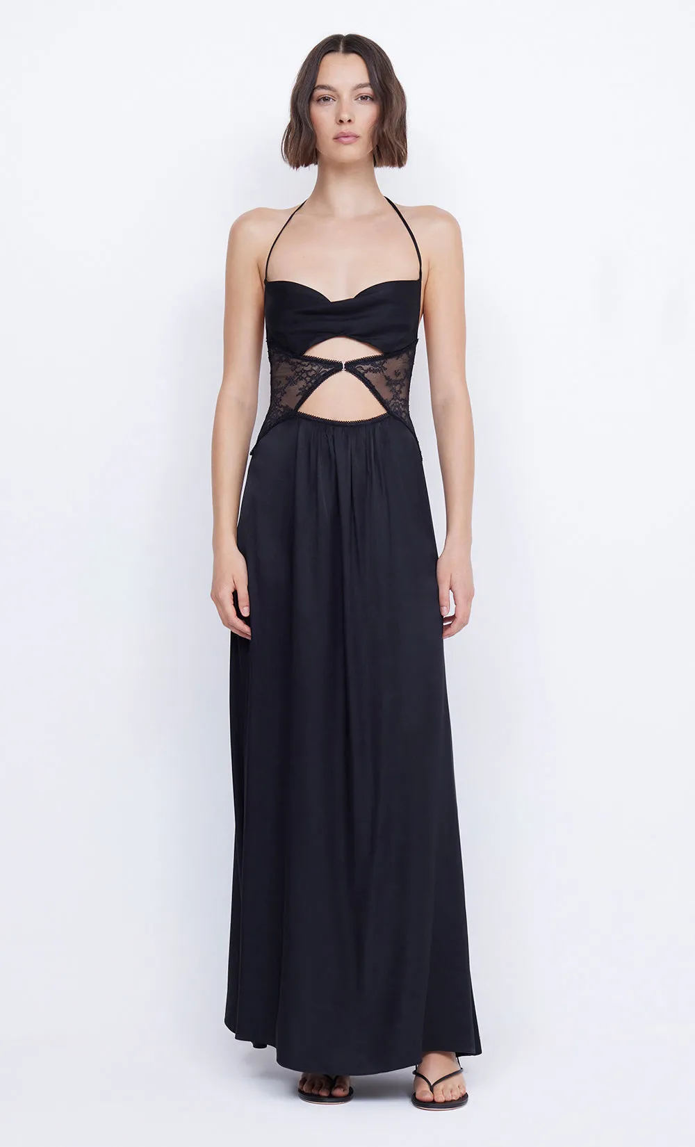 SANTAL HALTER MAXI DRESS - BLACK sold by bec + bridge product image thumbnail 2