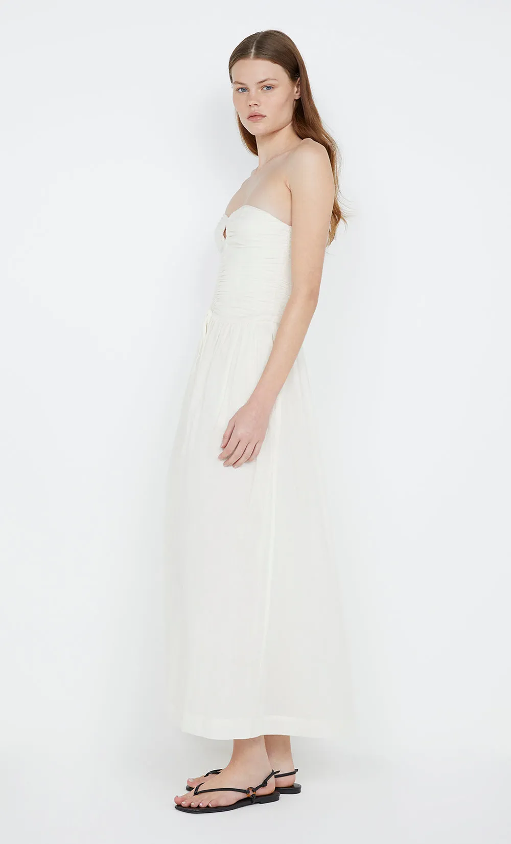 PALMER STRAPLESS MAXI DRESS - IVORY sold by bec + bridge product image thumbnail 4
