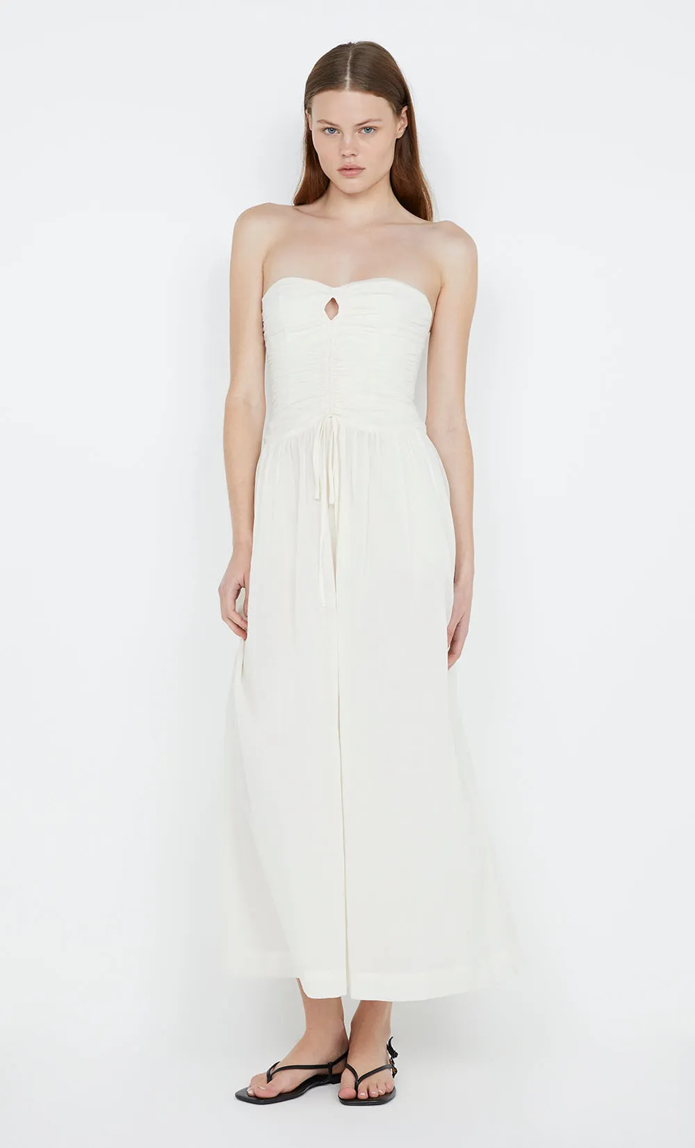 PALMER STRAPLESS MAXI DRESS - IVORY sold by bec + bridge product image thumbnail 3