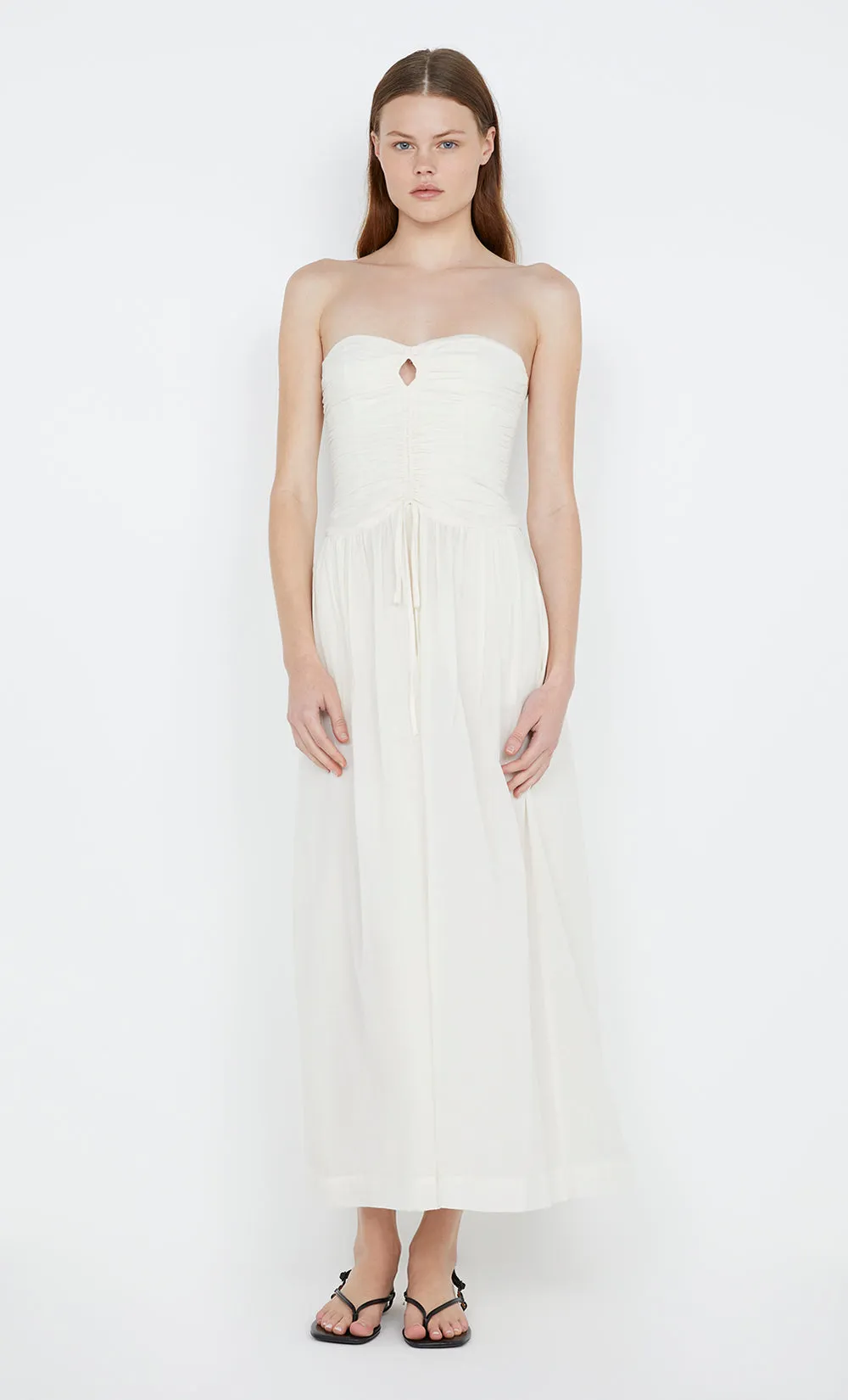 PALMER STRAPLESS MAXI DRESS - IVORY sold by bec + bridge product image thumbnail 5