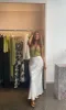 CARMEN MAXI DRESS - IVORY/PISTACHIO sold by bec + bridge