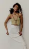 CARMEN MAXI DRESS - IVORY/PISTACHIO sold by bec + bridge